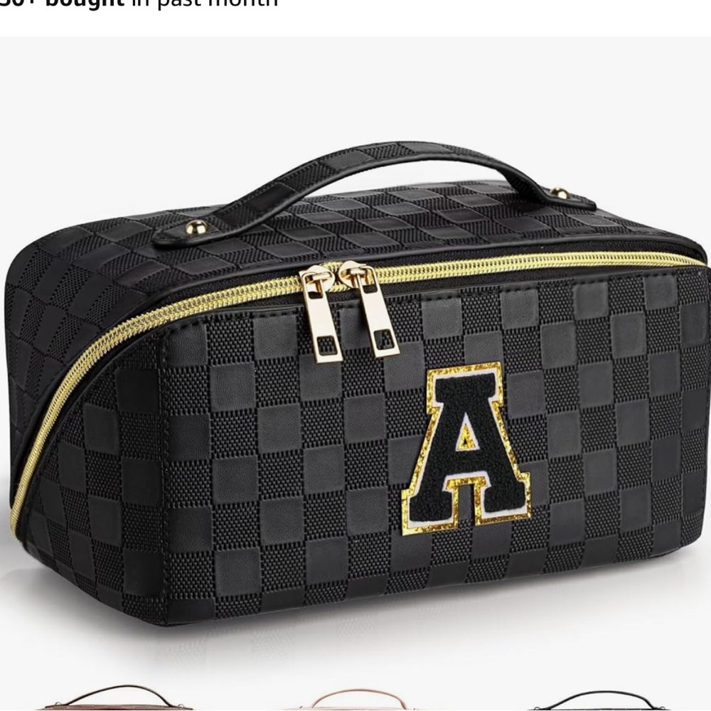 TOPEAST Personalized Travel Makeup Bag